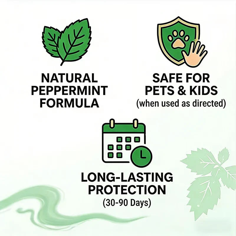 ðĶ 50% OFF NOW!ð ðĒ Natural Peppermint Rodent Repellent Tablets â 12 Pack