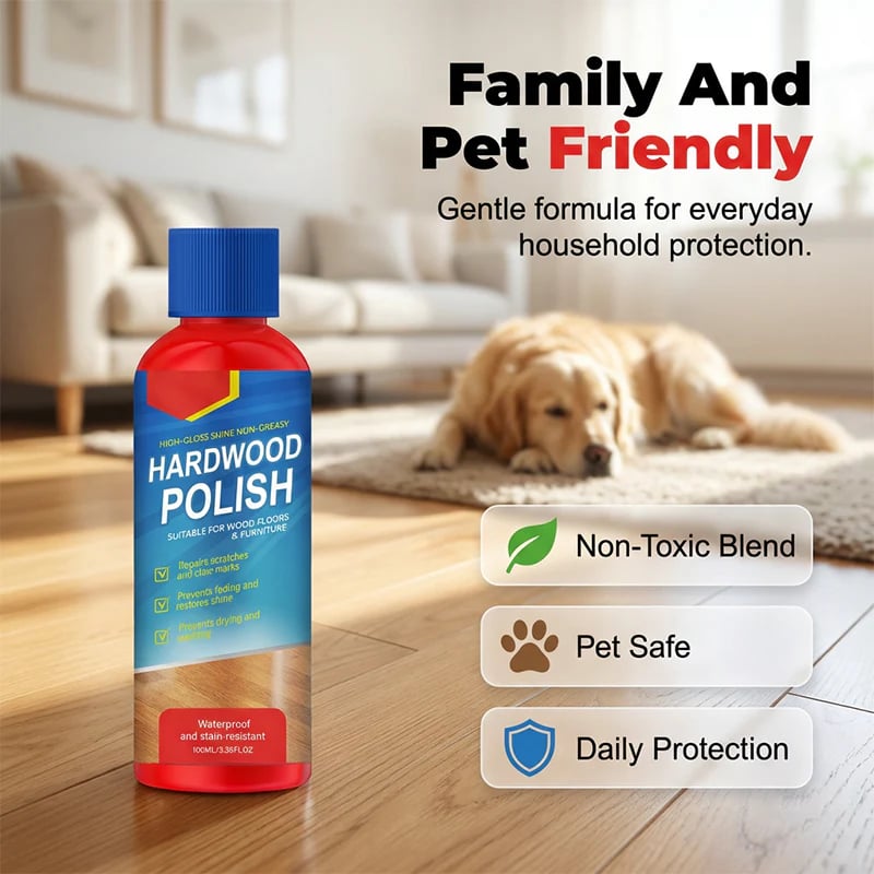 🪵🏡Instant Wood Floor Renewal – Shine, Protect & Refresh Naturally