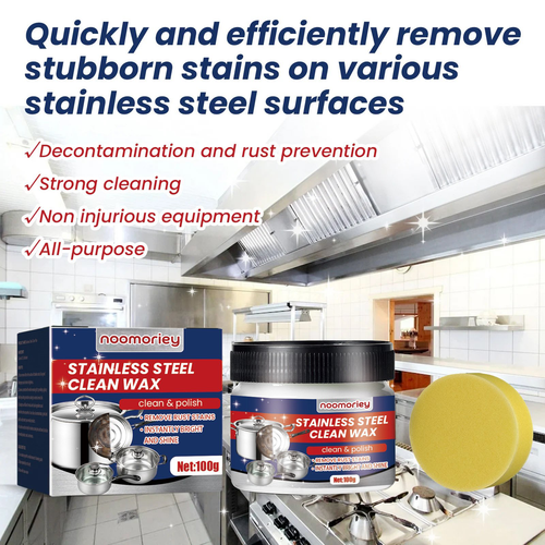 🏆Flash Sale⚡ 70K+ SOLD! Magical Nano-Technology Stainless Steel Cleaning Paste-SURFACE SAFE, NO RESIDUE