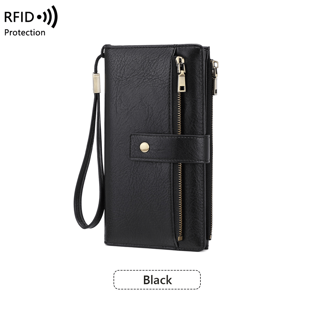 🔥Women's Retro Style RFID Blocking Tri-fold Wallet