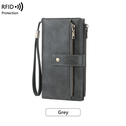 🔥Women's Retro Style RFID Blocking Tri-fold Wallet