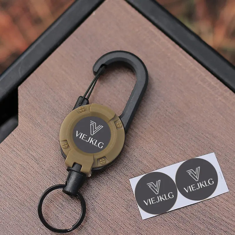 ✨Heavy‑Duty Retractable Keychain