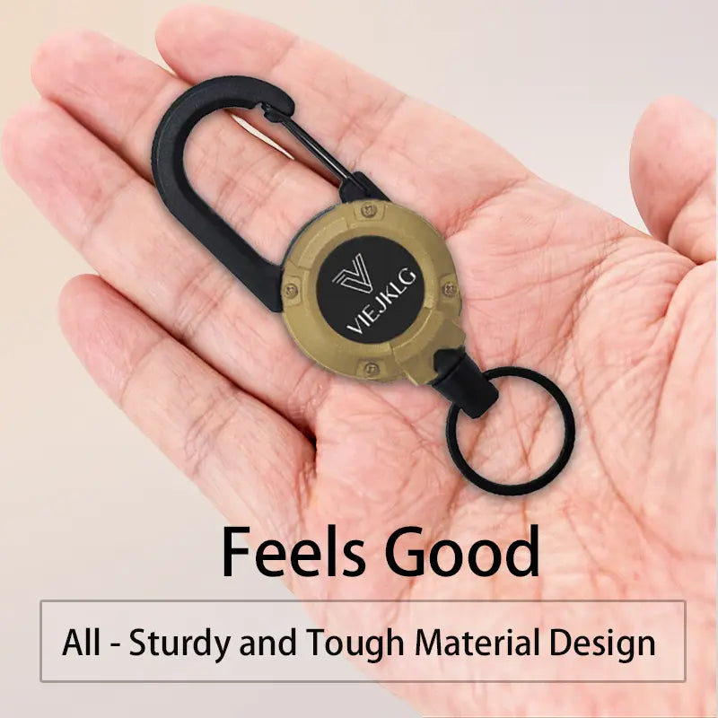 ✨Heavy‑Duty Retractable Keychain