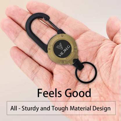 ✨Heavy‑Duty Retractable Keychain